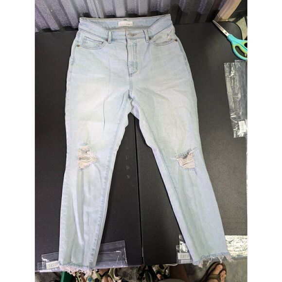 Loft Curvy High Waist light Washed Women’s 27/4 - Picture 2 of 7